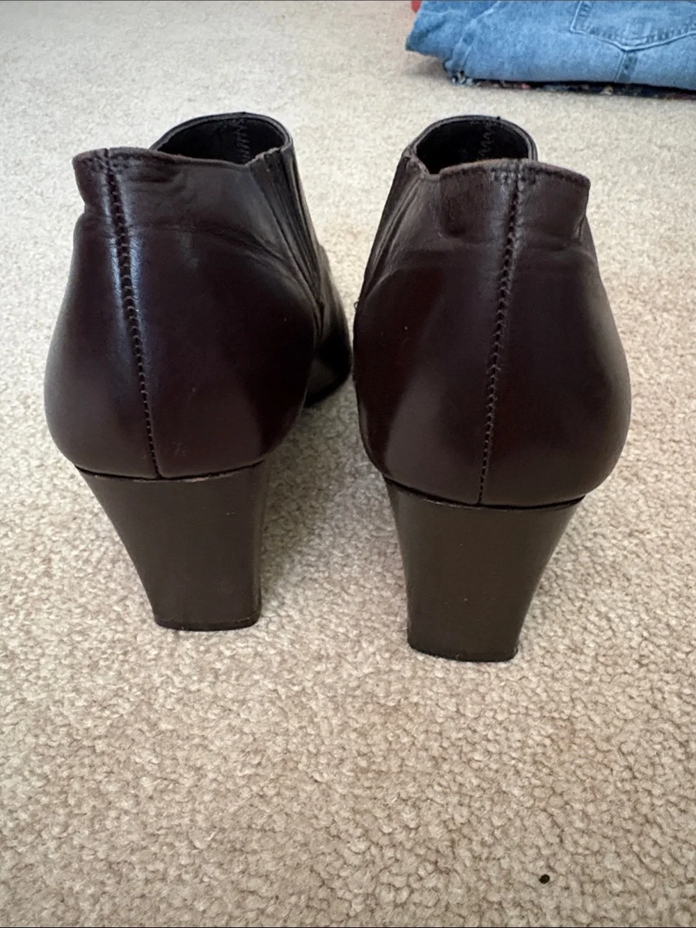 Coach Vintage Brown Ankle Booties